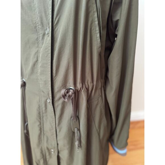 Free People Women's Windswept Jacket Green Olive Lightweight Size XS No Hood - Picture 12 of 16